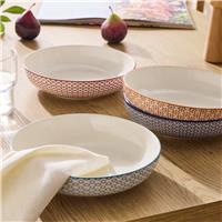 Argos Home Tilda Blossom 4 Piece Porcelain Pasta Bowls