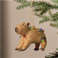 Argos Home Capybara Felt Hanging Christmas Decoration
