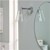 Argos Home Briar Angled Glass Bathroom Wall Light - Chrome