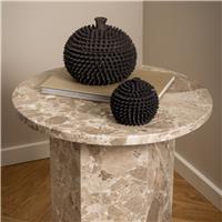 Furniture To Go Naxos Round Side Table - Brown