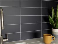 Wallpops Subway Black Tiles Wall Sticker - Pack of 10