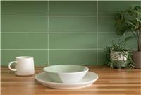 Wallpops Subway Green Tiles Wall Sticker - Pack of 10