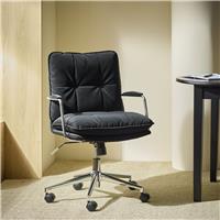 Habitat Orwell Soft PU Office Chair - Black