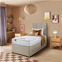 Silentnight Marlow 1000 Pocket Memory Single Divan Bed - Sandstone