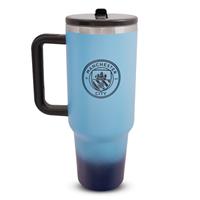 Manchester City Club Crest Sky Blue Thermal Flask - 1.18L