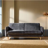Habitat Terry Fabric 3 Seater Clic Clac Sofa Bed - Grey