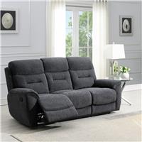 Sofa Source Huntington 3 Seater Recliner Sofa - Dark Grey
