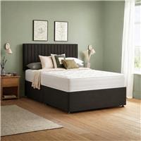 Silentnight Knightly Luxury 2000 Pocket Superking Divan Bed - Charcoal
