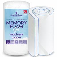 Slumberdown Gel Memory Foam 5cm Mattress Topper - Double