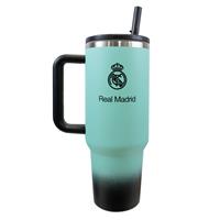 Real Madrid Club Crest Multicoloured Thermal Flask - 1.18L
