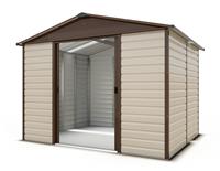 YardMaster Extra Tall Metal Shiplap Shed - 10 x 8ft