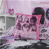 Celebrity Icons Cushion Pink - 35x35cm