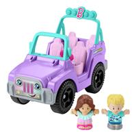 Fisher-Price Little People Barbie Beach Cruiser Toy Car with Music & 2 Figures