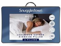 Snuggledown Hotel Luxury Cotton Kingsize Pillow - 2 Pack