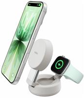 Belkin 25W Qi2 2-In-1 MagSafe Folding Wireless Charger - Sand