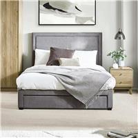 Julian Bowen Mayfair 4 Drawer Double Ottoman Bed Frame - Grey