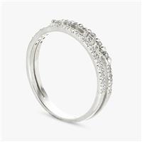 Revere Sterling Silver Double Band Ring - Large