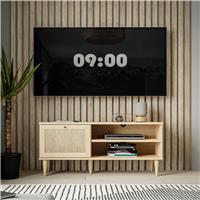 Furniture To Go Calasetta 1 Door 2 Shelves TV Unit - Natural
