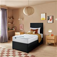 Silentnight Marlow 1000 Pocket Memory Single 2 Drawer Divan Bed - Charcoal