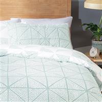 Habitat Stockholm Diamond Dash Duck Egg Bedding Set - Double