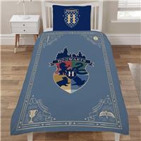 Harry Potter Hogwarts Kids Blue Bedding Set - Single