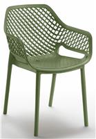 Bica Kyara Contract Stacking Chair - Green