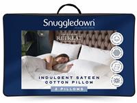 Snuggledown Retreat Indulgent Cotton Firm Pillow - 2 Pack