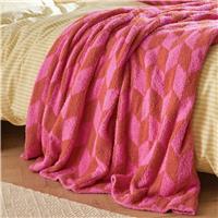 Furn Olsen Geometric Throw - Pink - 130x180cm