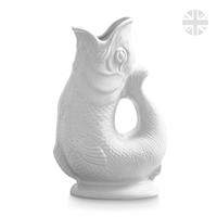 Wade Ceramic Clay Fish Jug 1.2L - White