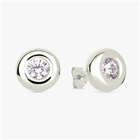 Revere Sterling Silver Cubic Zirconia Stud Earrings