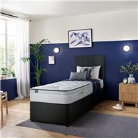 Silentnight Marlow Ultragel 1000 Mirapocket Single Divan Bed - Charcoal