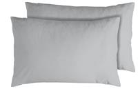 Habitat Egyptian Cotton Standard Pillowcase Pair - Grey