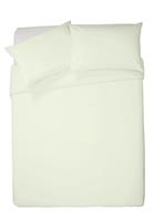 Habitat Pure Cotton 200TC Cream Bedding Set - Double