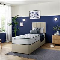 Silentnight Marlow Ultragel 1000 Mirapocket Single Divan Bed - Sandstone