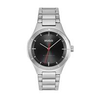 Hugo Stainless Steel Black Dial Bracelet Watch