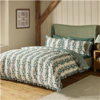 Argos Home Oak Leaf Ivory Bedding Set - King size