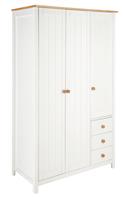 Argos Home Scandinavia 3 Door 3 Drawer Wardrobe -Pine &White