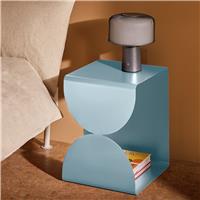 Habitat Iro Bedside Table - Light Blue