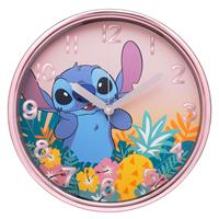 Disney Lilo & Stitch Kids Wall Clock - Pink