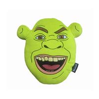 Shrek Face Cushion Green - 35x28cm