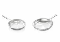 Ninja EverClad 2 Piece Stainless Steel Pan Set - Silver