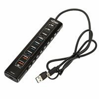 Nitro Concepts UH1 10-Port HYBRID USB Hub