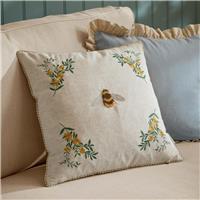 Wylder Ramble Bee Tufted Cushion Natural - 45x45cm