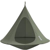 Cacoon 2-Seater Aluminium Double Hanging Hammock - Khaki
