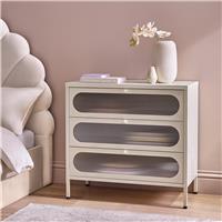 Argos Home Stephanie 3 Drawer Chest - Light Grey