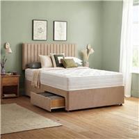 Silentnight Knightly Luxury 2000 Pocket Double 2 Drawer Divan Bed - Sand