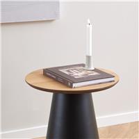 Furniture To Go Soli Round Coffee Table - Natural & Black