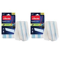 Vileda H2Pro Flat Mop Refill Pad - Pack of 2