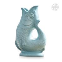 Wade Ceramic Clay Fish Jug 1.2L - Eau De Nil Blue