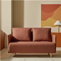 Habitat Alex Fabric Sofa Bed - Rust